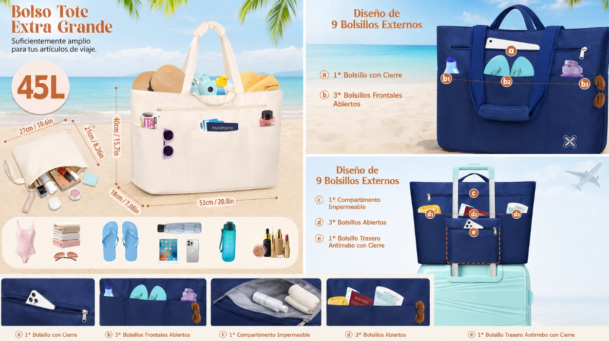 bolsa-playa-xxl-compartimento-humedo-14-bolsillos
