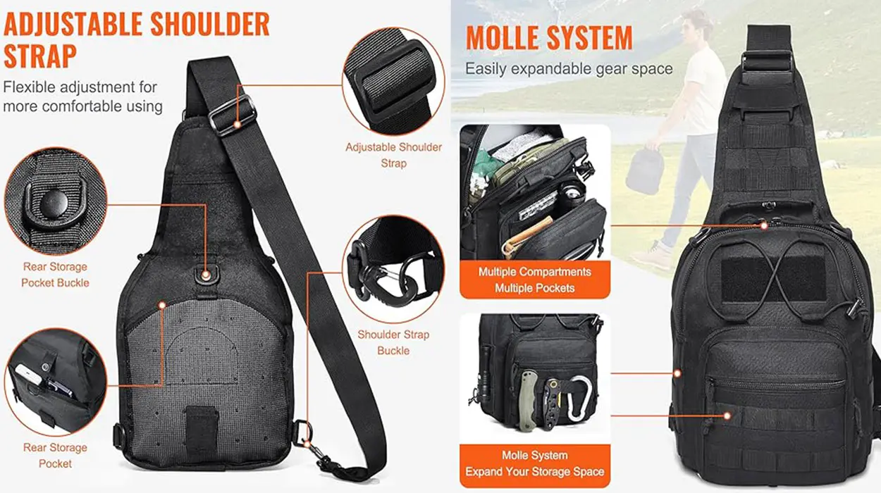 Bolsa táctica Vevor Molle de 10 litros barata