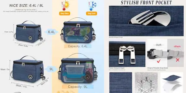 Bolsa térmica porta alimentos Baligo oferta