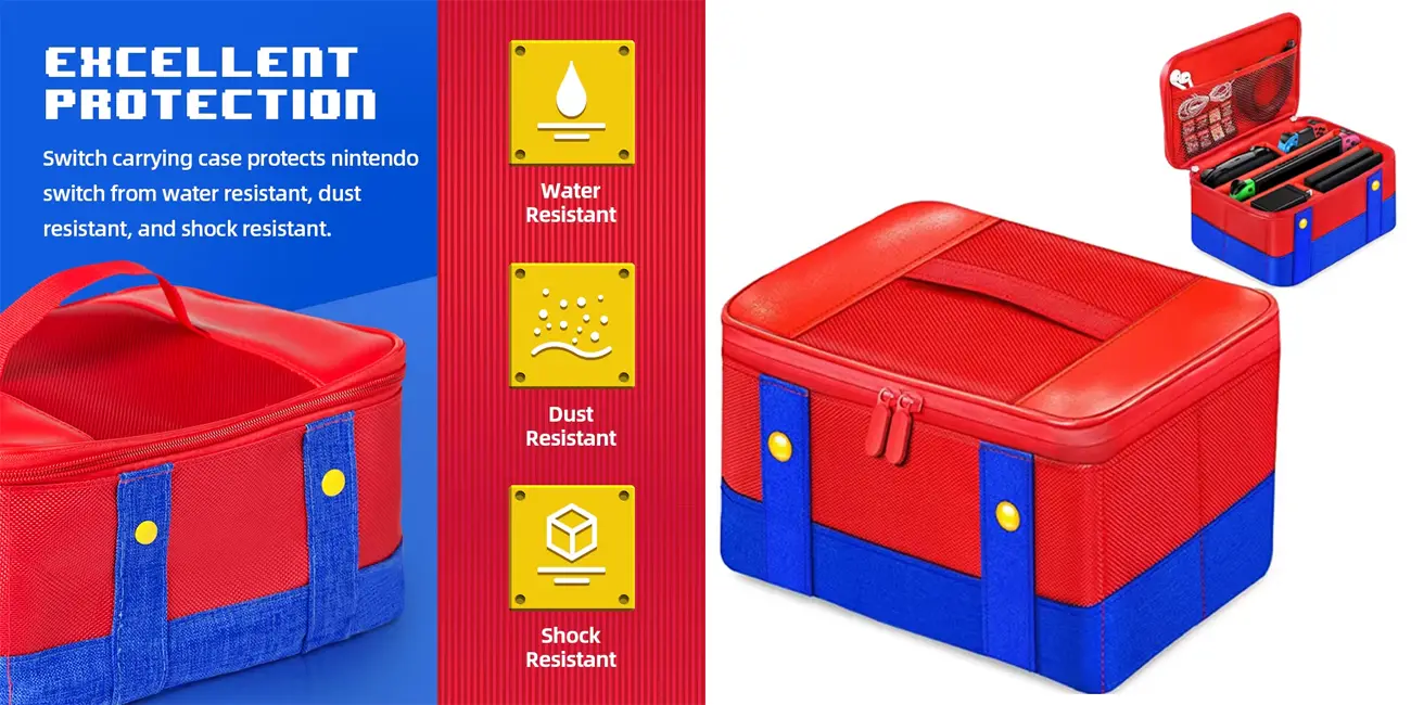 Bolsa de transporte Mario Bros. para Nintendo Switch 2