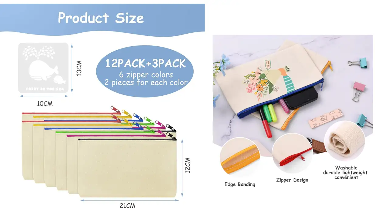 bolsas de lona para pintar DIY Vicloon baratas