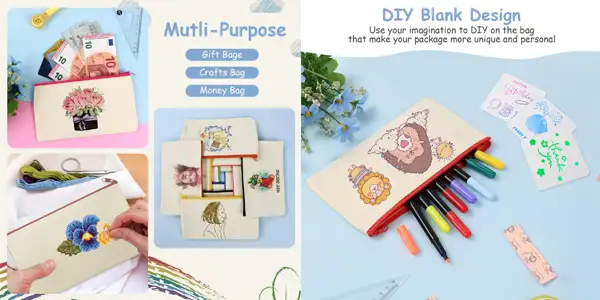 bolsas de lona para pintar DIY Vicloon oferta