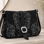 Bolso bandolera Desigual Poker Face Posadas Mini 2.0 en color negro