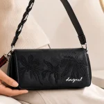 Bolso bandolera Desigual Mirenis Naron Mini en negro, elegante y práctico