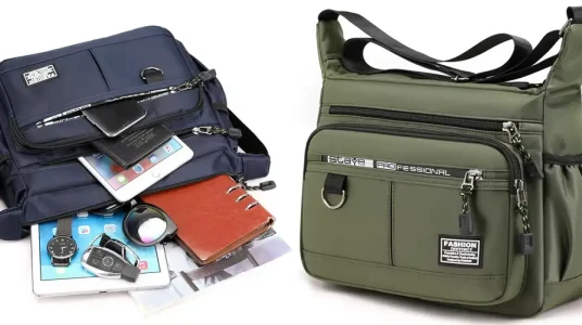 Bolsos de hombro en tejido Oxford