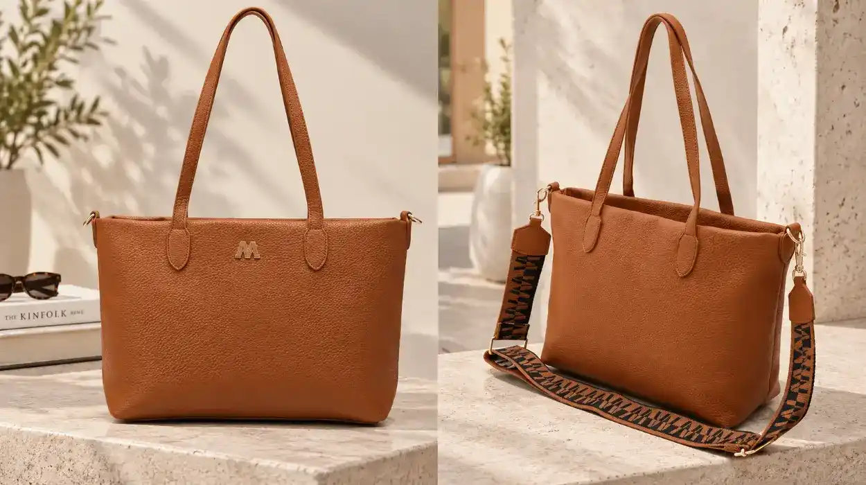 Bolso shopper Misako Galeno para mujer con asa bandolera extraíble