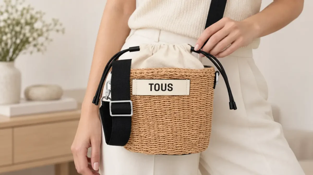 Bolso saca TOUS Scoubidou para mujer con asa bandolera ajustable