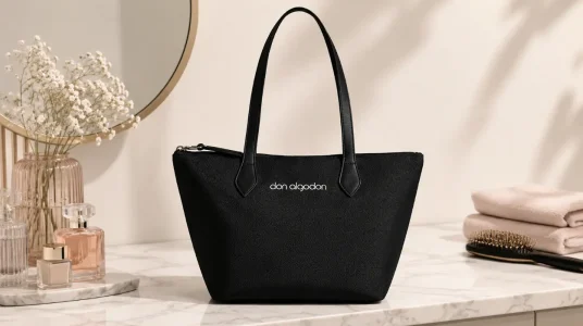 Bolso shopper Don Algodon para mujer con cierre de cremallera y organizador interno