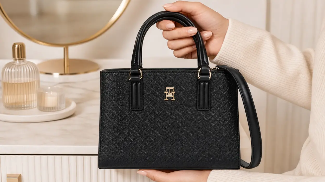 Bolso tote Tommy Hilfiger Daily Mini para mujer con monograma grabado