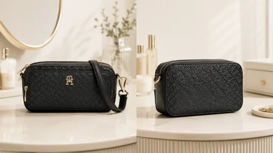 Bolso bandolera Tommy Hilfiger Th Daily Camera Bag Mono en negro