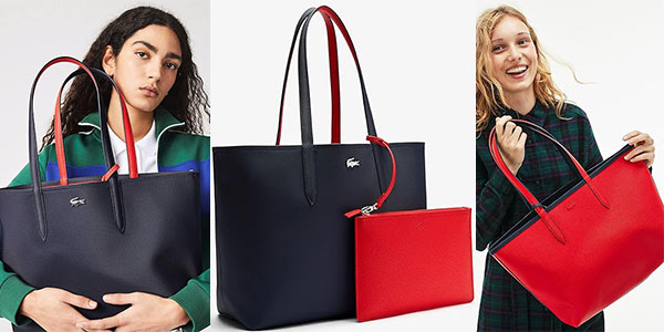 Bolso tote reversible Lacoste Anna barato