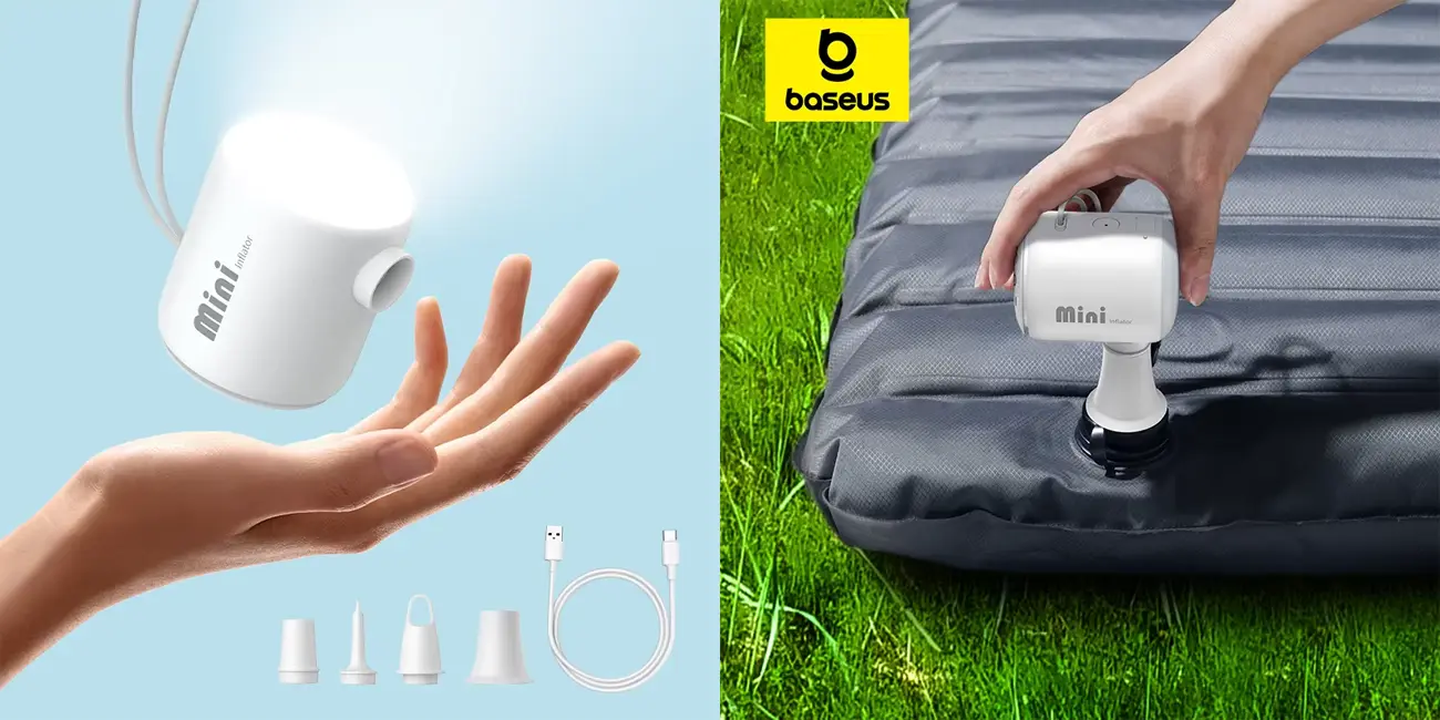 Bomba de aire portátil Baseus