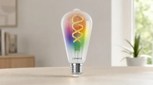 Bombilla LED inteligente LEDVANCE: luz RGB, control por app, Alexa y Google