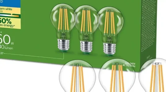 Chollo bombillas philips led ultraeficientes filamento e27 4w