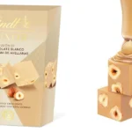 bombones Lindt Nuxor de chocolate blanco con avellanas