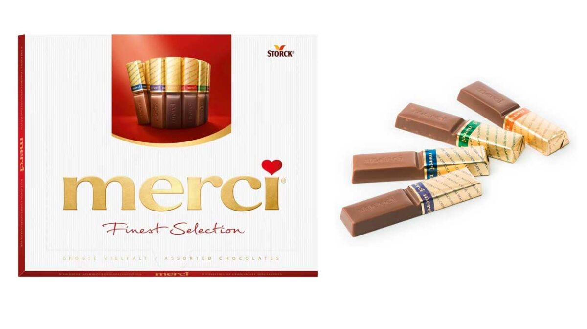 Caja de bombones Merci Finest Selección de 250 g