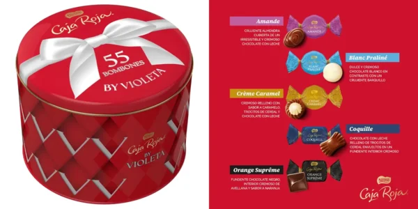 Bombones de chocolate con leche Nestlé Caja Roja