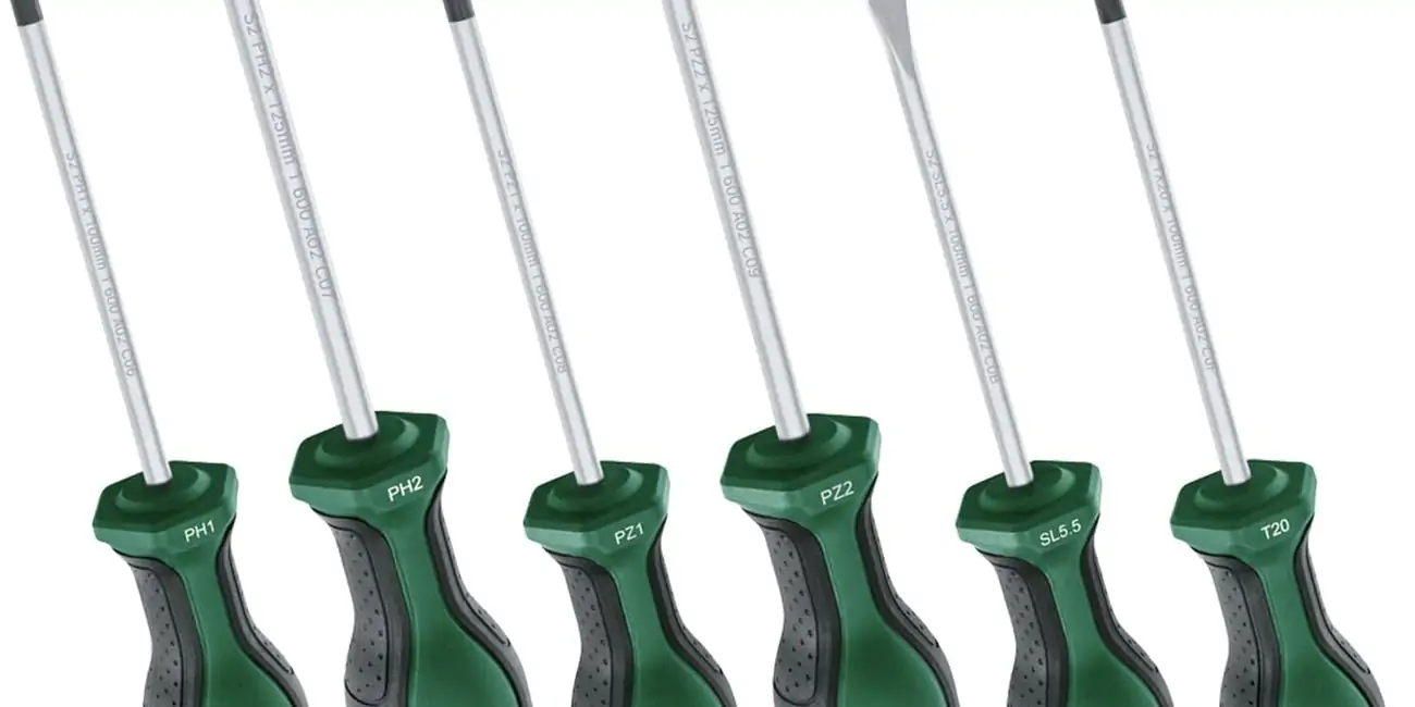 Bosch Juego de 6 destornilladores de alto rendimiento para bricolaje