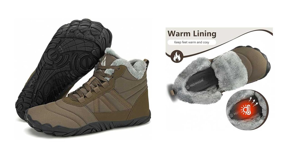 Amazon casi regala estas botas barefoot unisex con las que irás a todas partes en invierno ¡Comodidad asegurada!