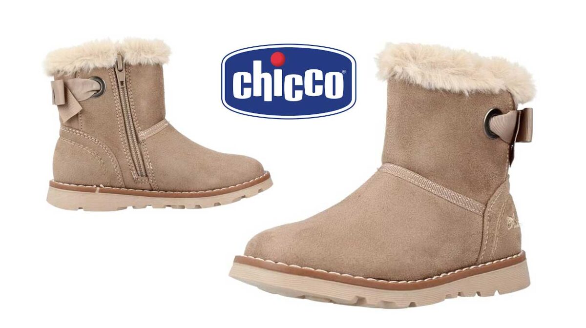 Cómodas, flexibles y muy calentitas: botas infantiles Chicco efecto piel con cremallera al 42% de descuento