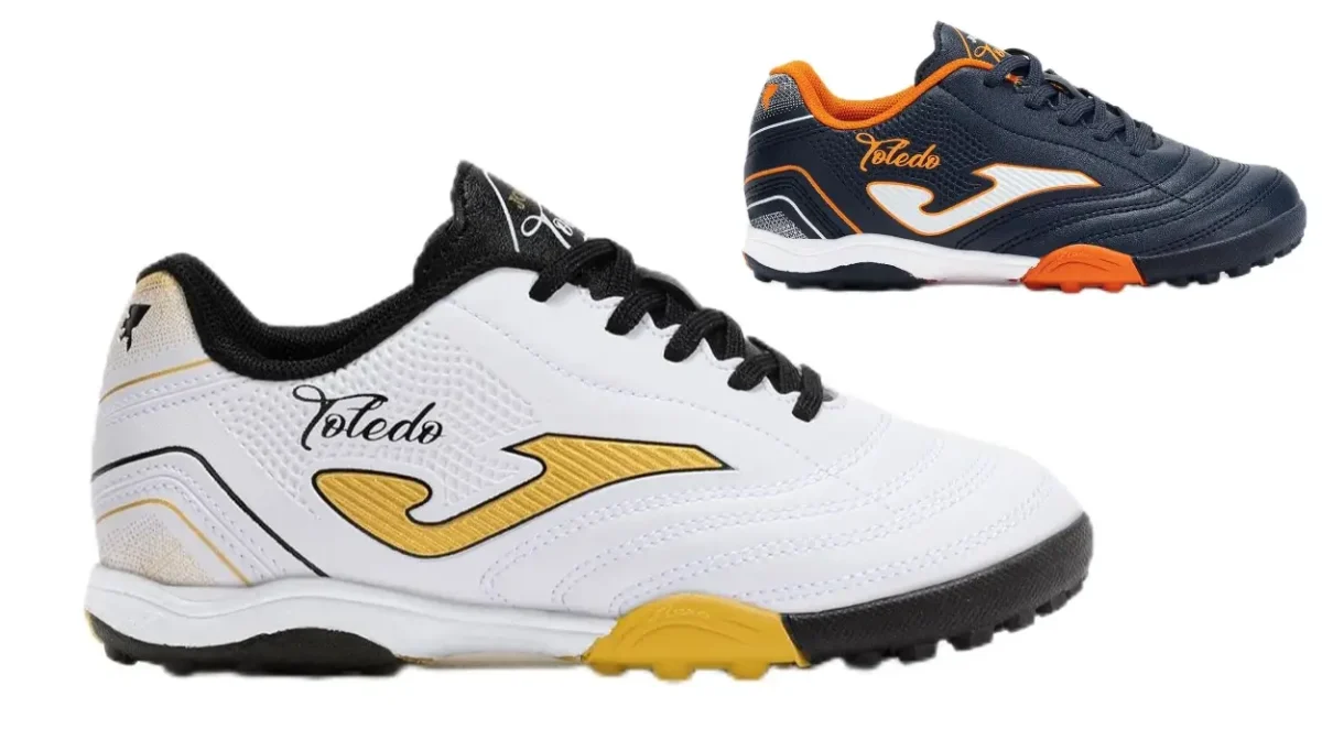 Tus peques van a disfrutar al máximo de sus partidos con estas botas de fútbol Joma Toledo JR que hoy cuestan menos de 18€ ¡A mitad de precio!
