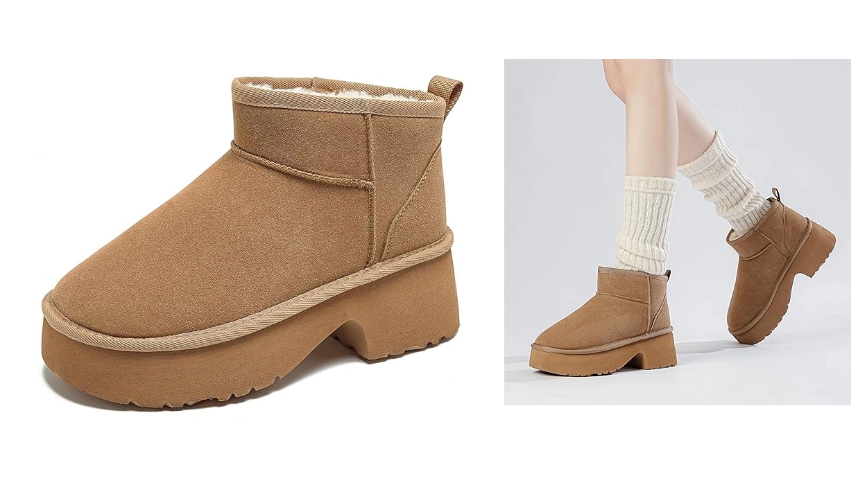 botas de invierno Mishansha con forro interior mujer