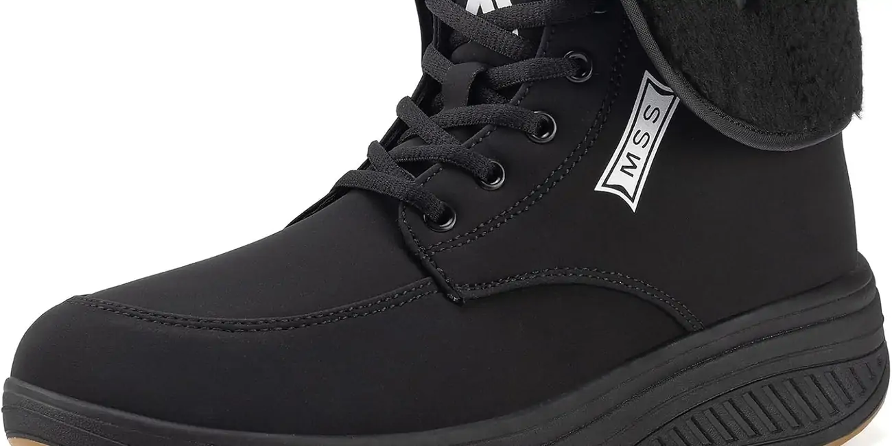 Botas de invierno Mishansha con forro cálido para mujer