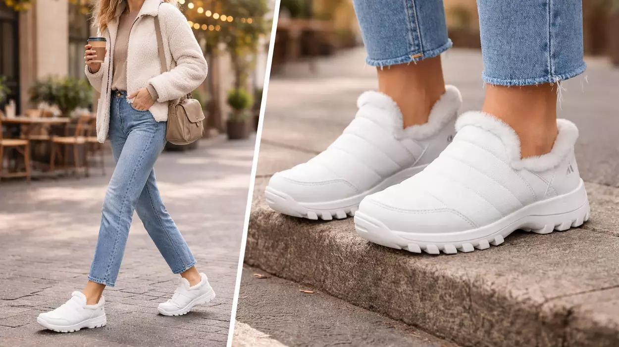 Botas de nieve forradas Mishansha para mujer