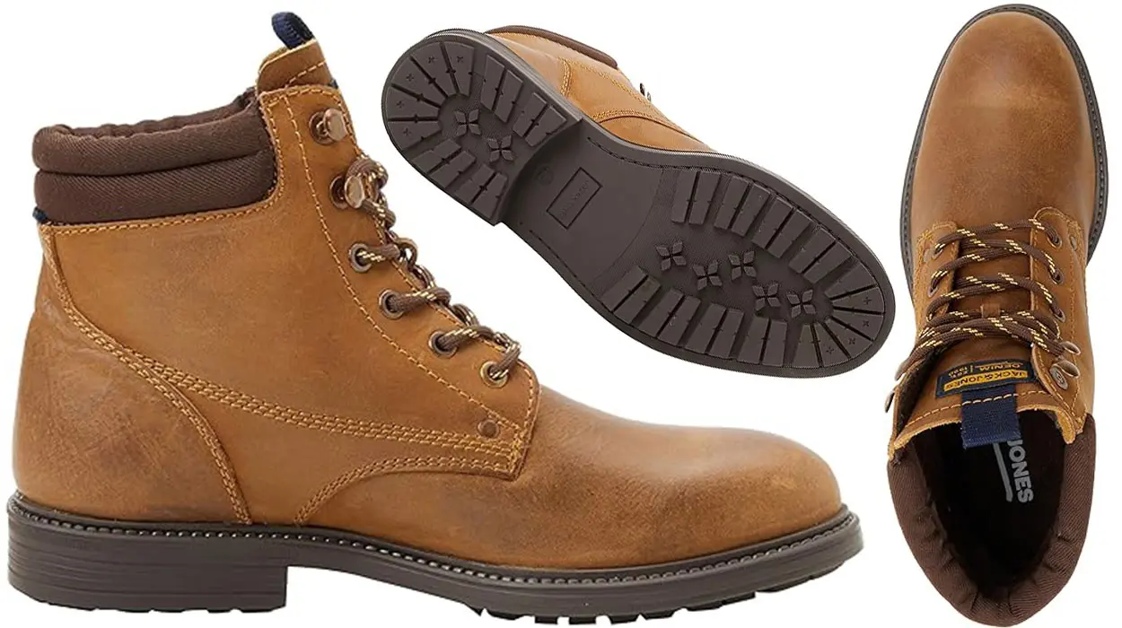 Botas de piel Jack & Jones Jfwsolomon para hombre baratas