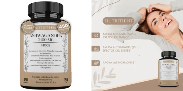 Comprimidos Ashwagandha NUTRITHENT