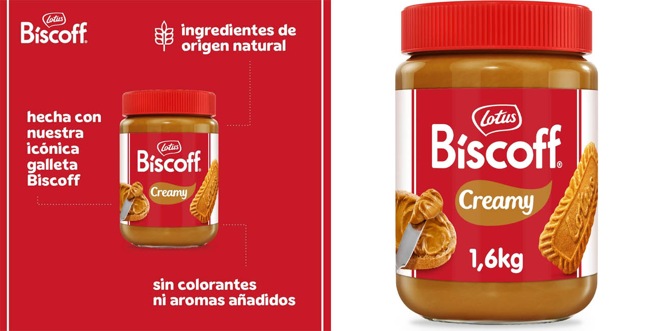 Crema para untar Lotus Biscoff Creamy de 1,6 KG