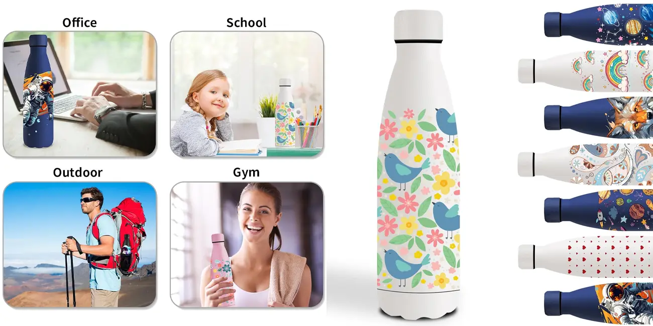 Botella de agua térmica acero inoxidable Grsta