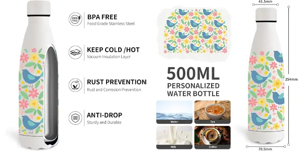 Botella de agua térmica acero inoxidable Grsta