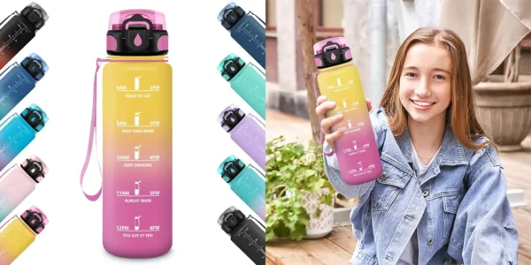 Botella de agua deportiva HoneyHolly
