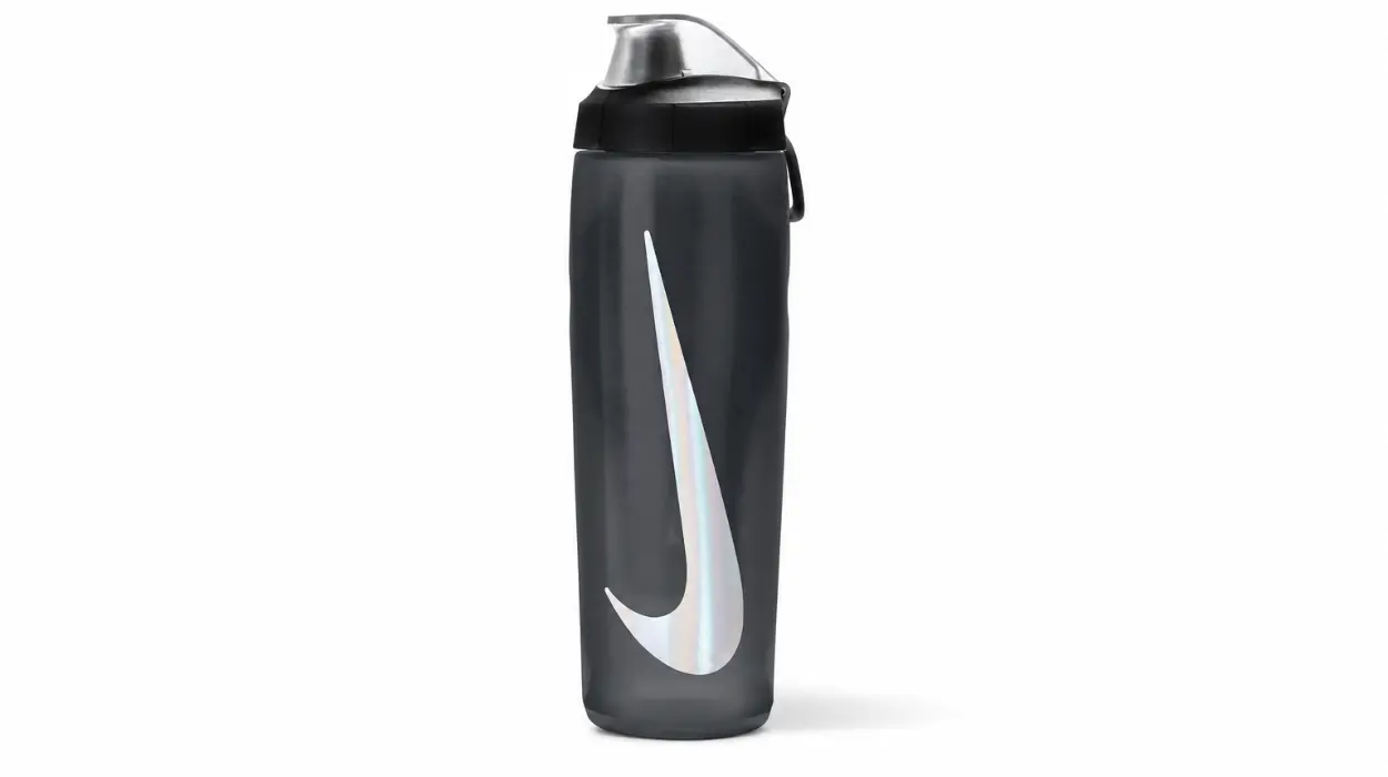 Botella de agua Nike Unisex Refuel de 709 ml con cierre a prueba de fugas
