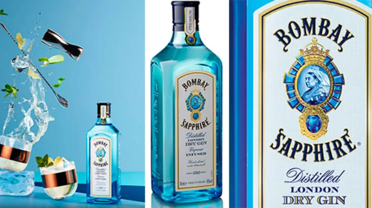 Botella de Ginebra Bombay Sapphire de 700 ml