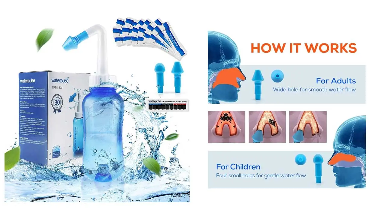 Botella enjuague nasal Waterpulse barata