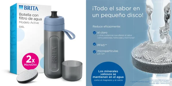 Botella de agua filtrada Brita Active