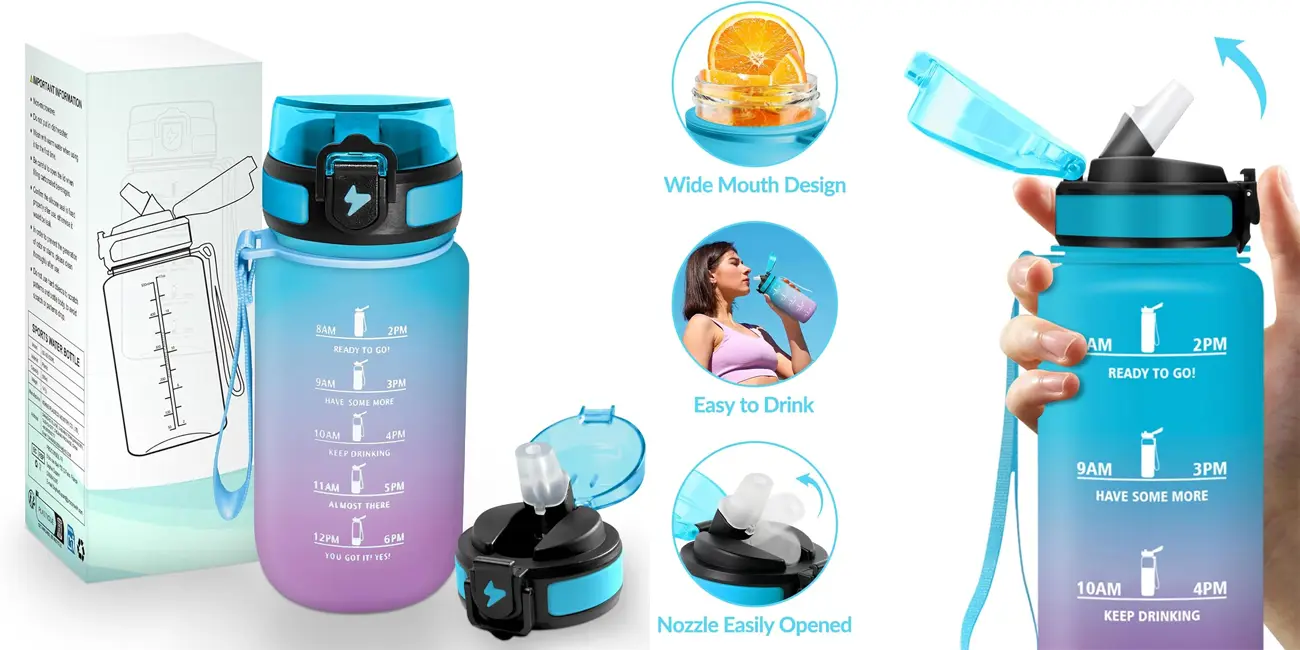 Botella de agua reutilizable HoneyHolly