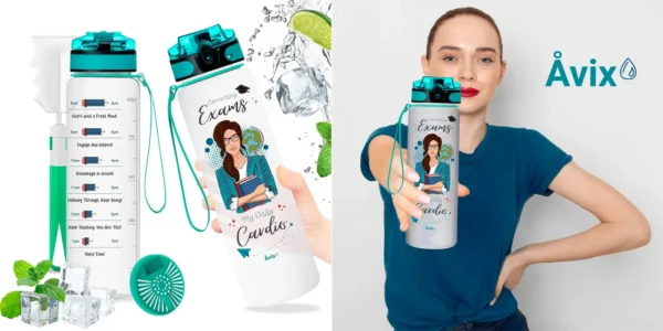 Botella reutilizable Åvix de 1L perfecta para regalar a profesoras