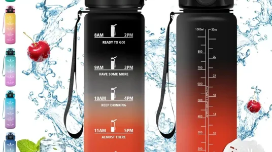 Botella de agua Vikaster de 1 l con filtro extraíble