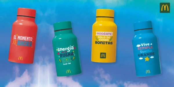 Botella motivadoras en McDonald's
