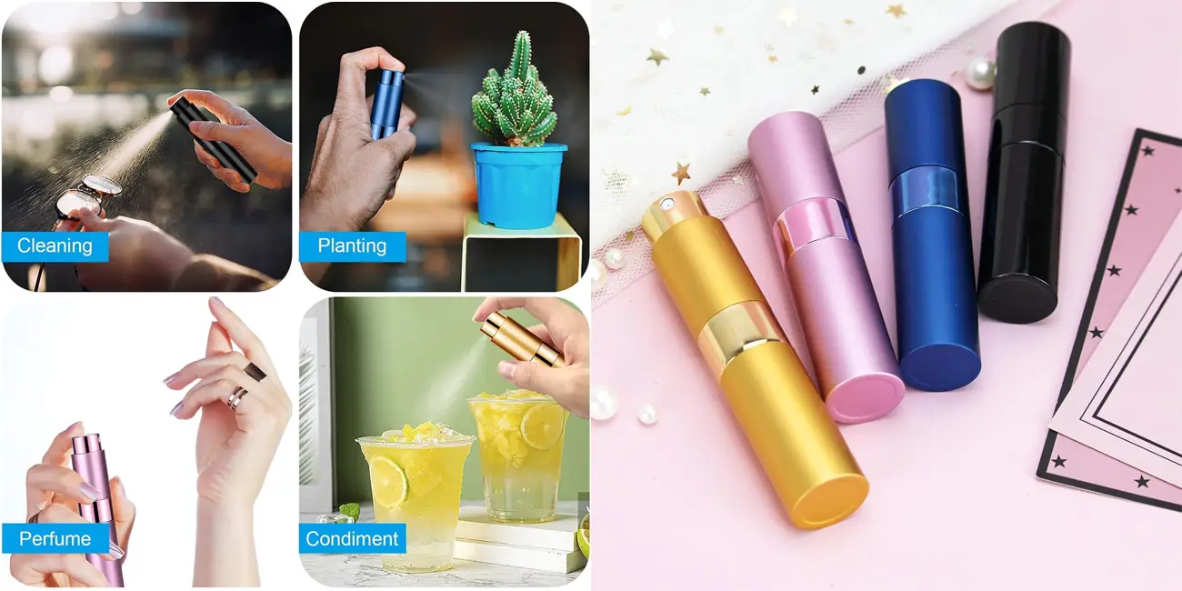 Atomizador de perfume recargable