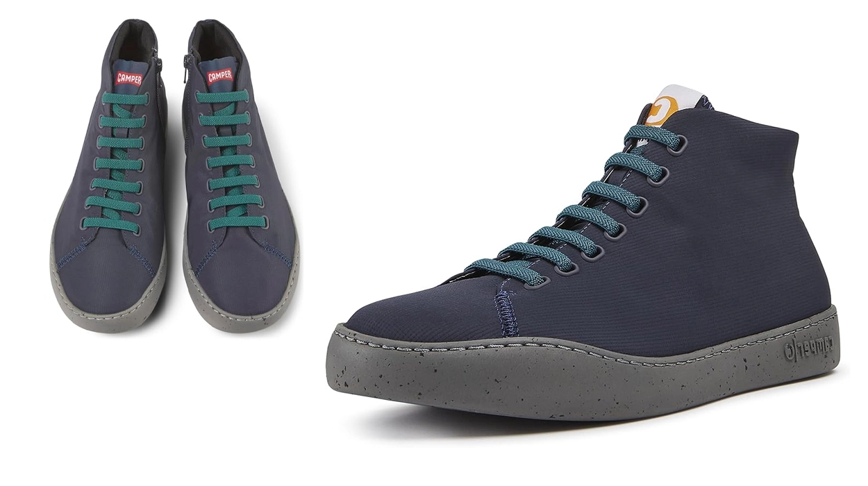 botines Camper Peu Touring azul marino para hombre