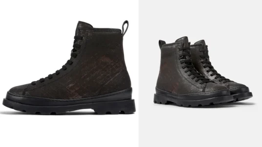 botines de piel Camper Brutus para mujer baratos