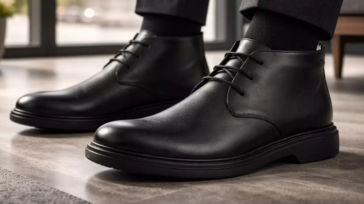 Botines Geox U Ottavio B elegantes negros para hombre