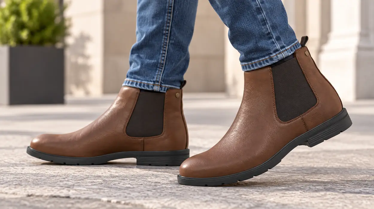 Botines Chelsea Jack & Jones Jfwfenchurch para hombre con punta redonda