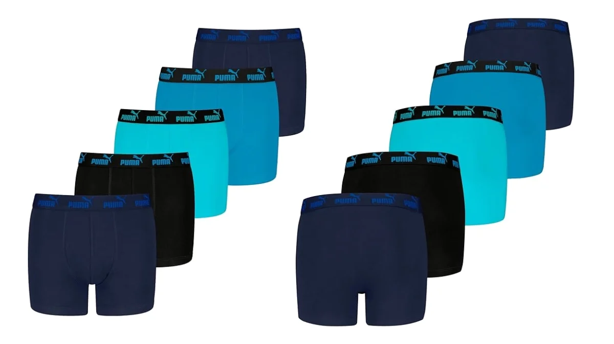 Pack de 5 boxers Puma Basic para niños