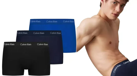 Pack x3 Bóxers Calvin Klein Low Rise Trunk para hombre