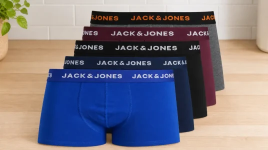 Pack de 5 bóxers Jack & Jones Jacblack para hombre en varios colores